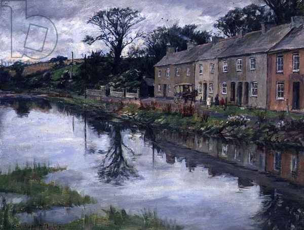 Riverside Terrace, 1938 (oil on canvas) by Forbes, Stanhope Alexander (1857-1947) - Bridgeman Images - art images & historical f